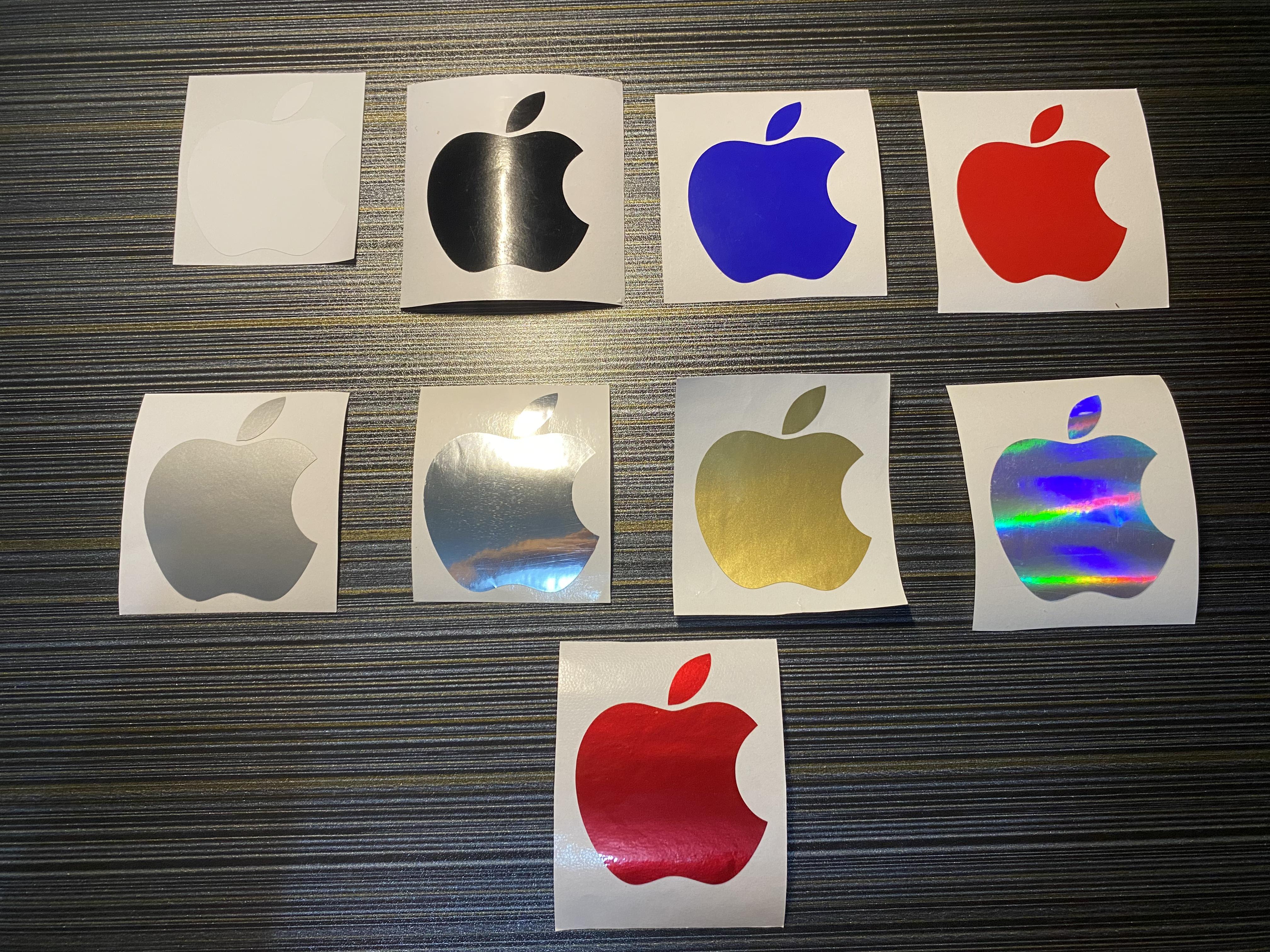 Apple Logo Sticker, Mobile Phones & Gadgets, Mobile & Gadget Accessories,  Other Mobile & Gadget Accessories on Carousell