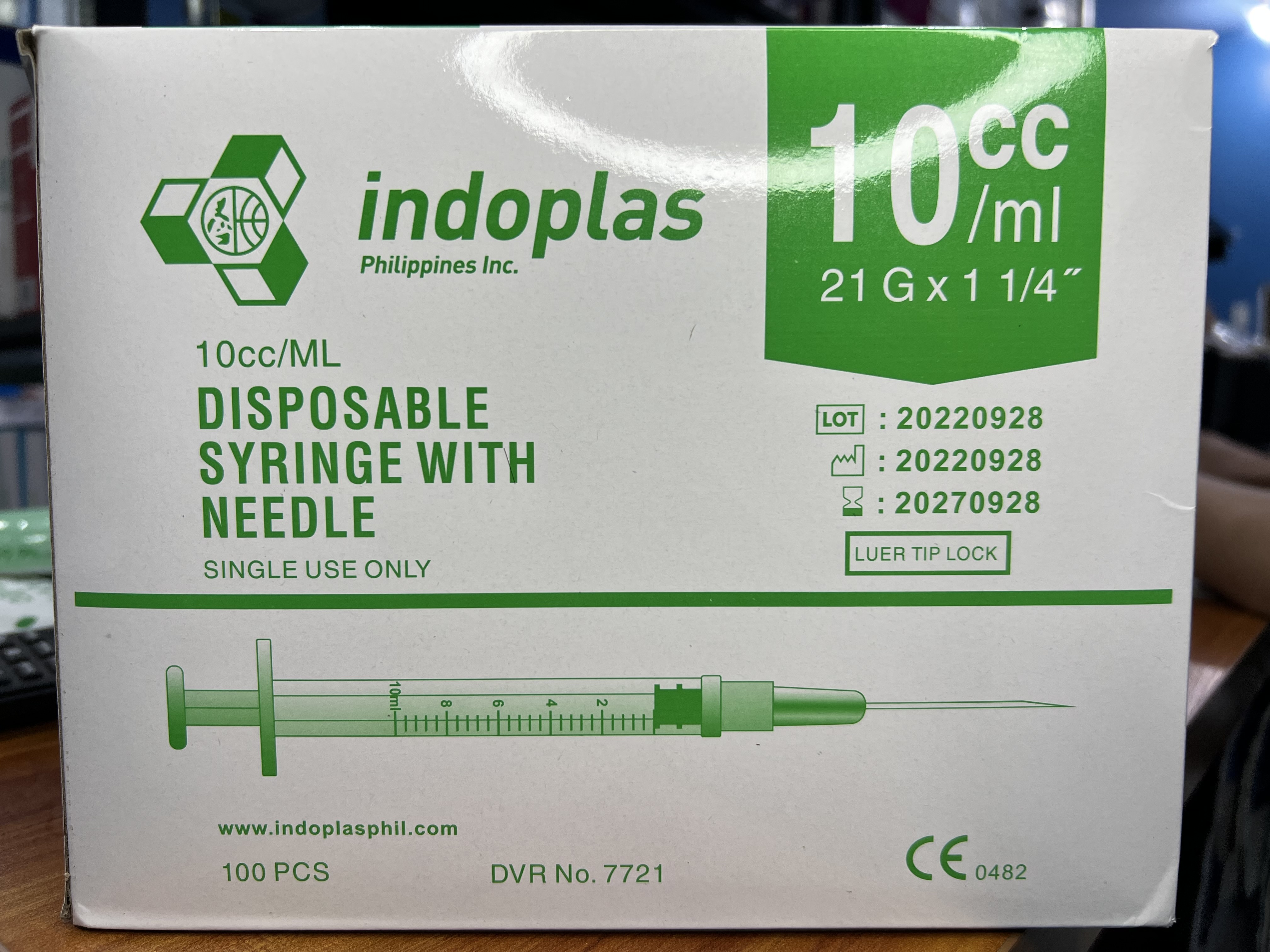 Indoplas Syringe (1cc, 3cc, 5cc) per BOX 100 pieces Lazada PH