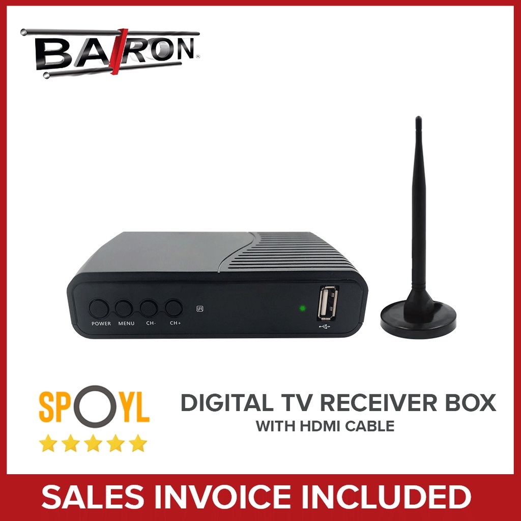 Baron Digital TV receiver box - Spoyl store | Lazada PH