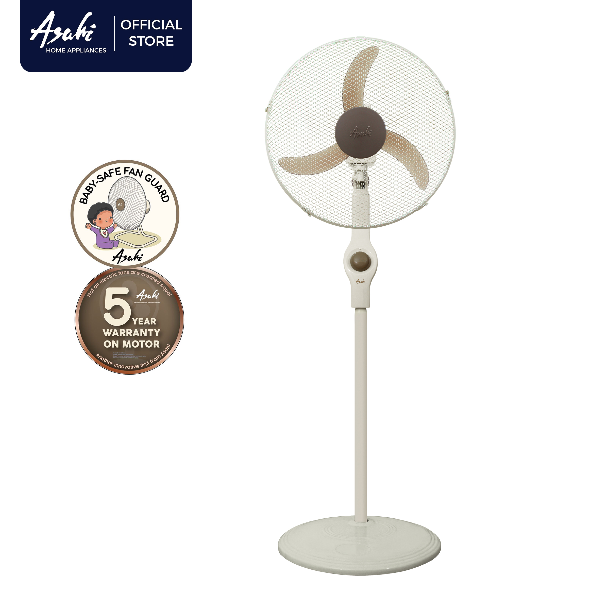 Asahi BG 6026 Baby Safe Stand Fan 16 inches Lazada PH