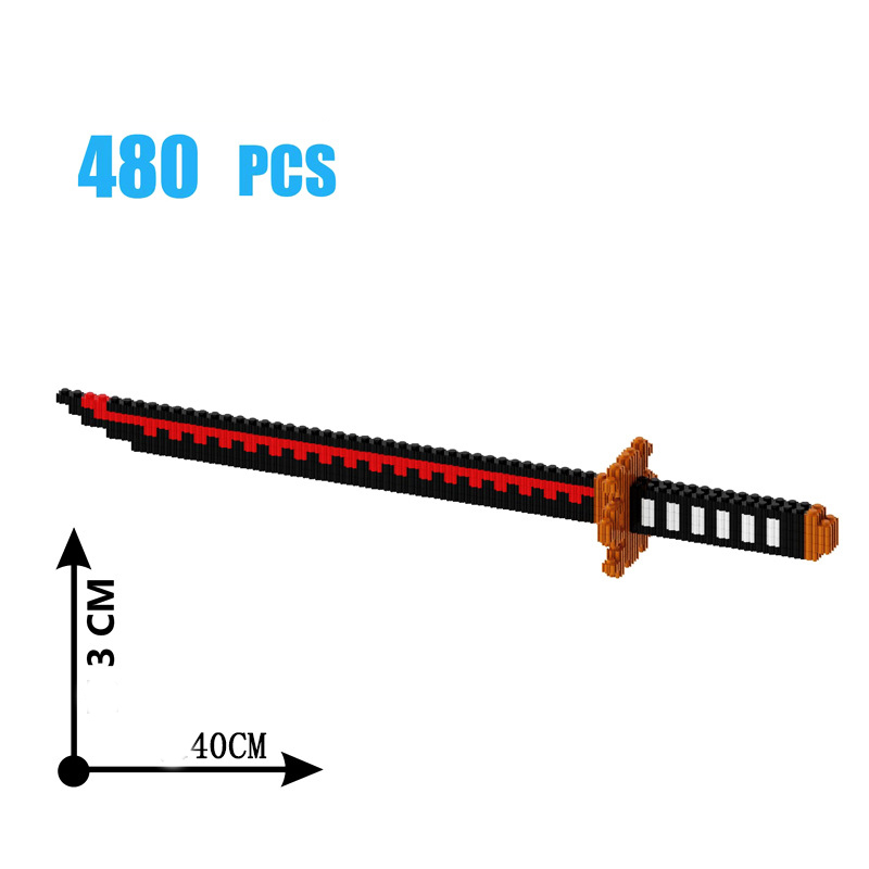 1169pcs Machete Building Block Kit 48 Halberd Big Weapon Ornament Creative  Collection Knife Toy Perfect Birthday Gift For Cartoon Fans Adults - Toys &  Games - Temu Slovenia