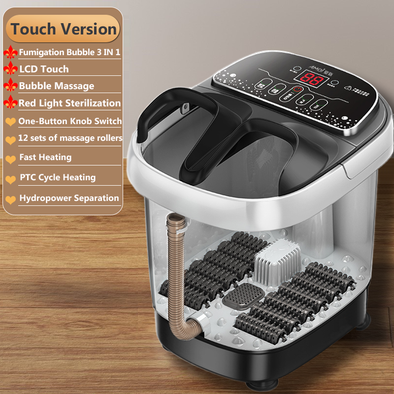 Portable Electric Foot Spa Massager Feet Roller Machine Bath Basin