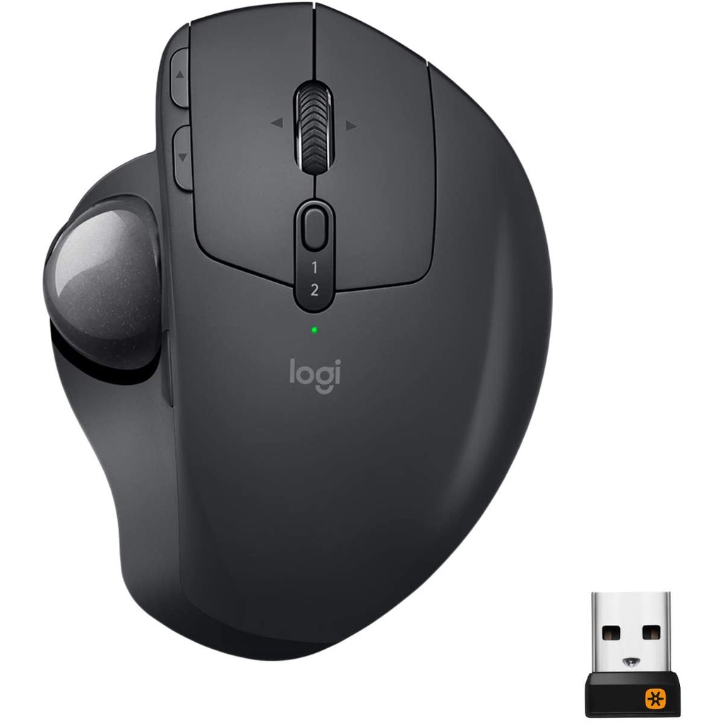 Logitech MX Ergo Wireless Trackball Mouse Adjustable Ergonomic Design