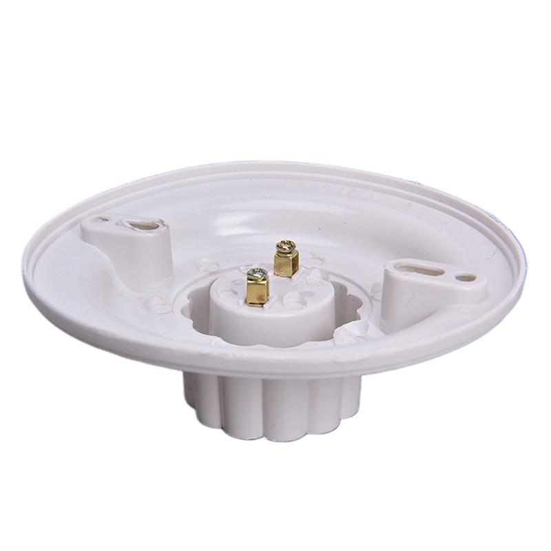 E27 LED Light Bulb Holder Round Socket E27 Base Hanging Lamp Socket Screw Base