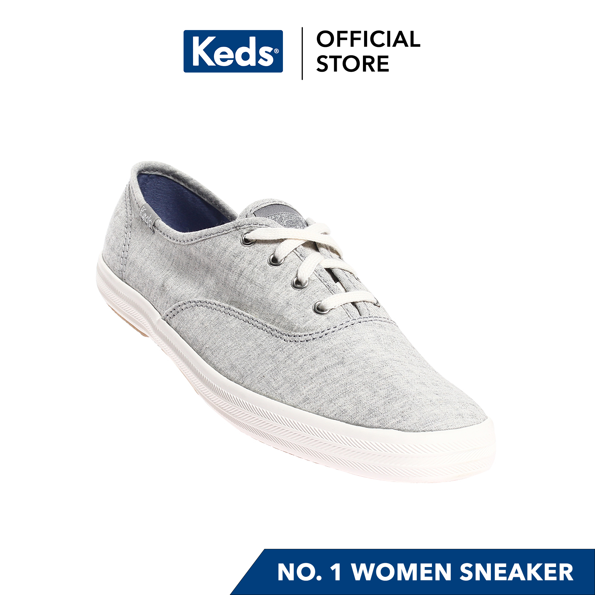 keds champion ticking canvas