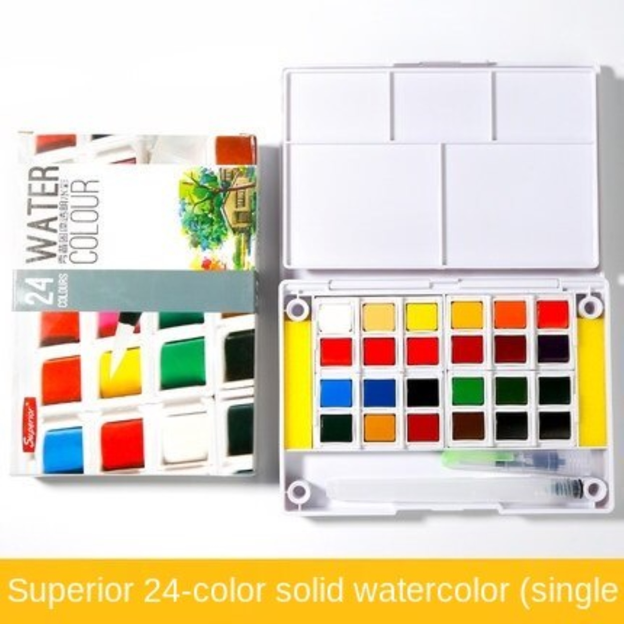 dropc Superior Solid Watercolor Paint Set Beginner's Watercolor