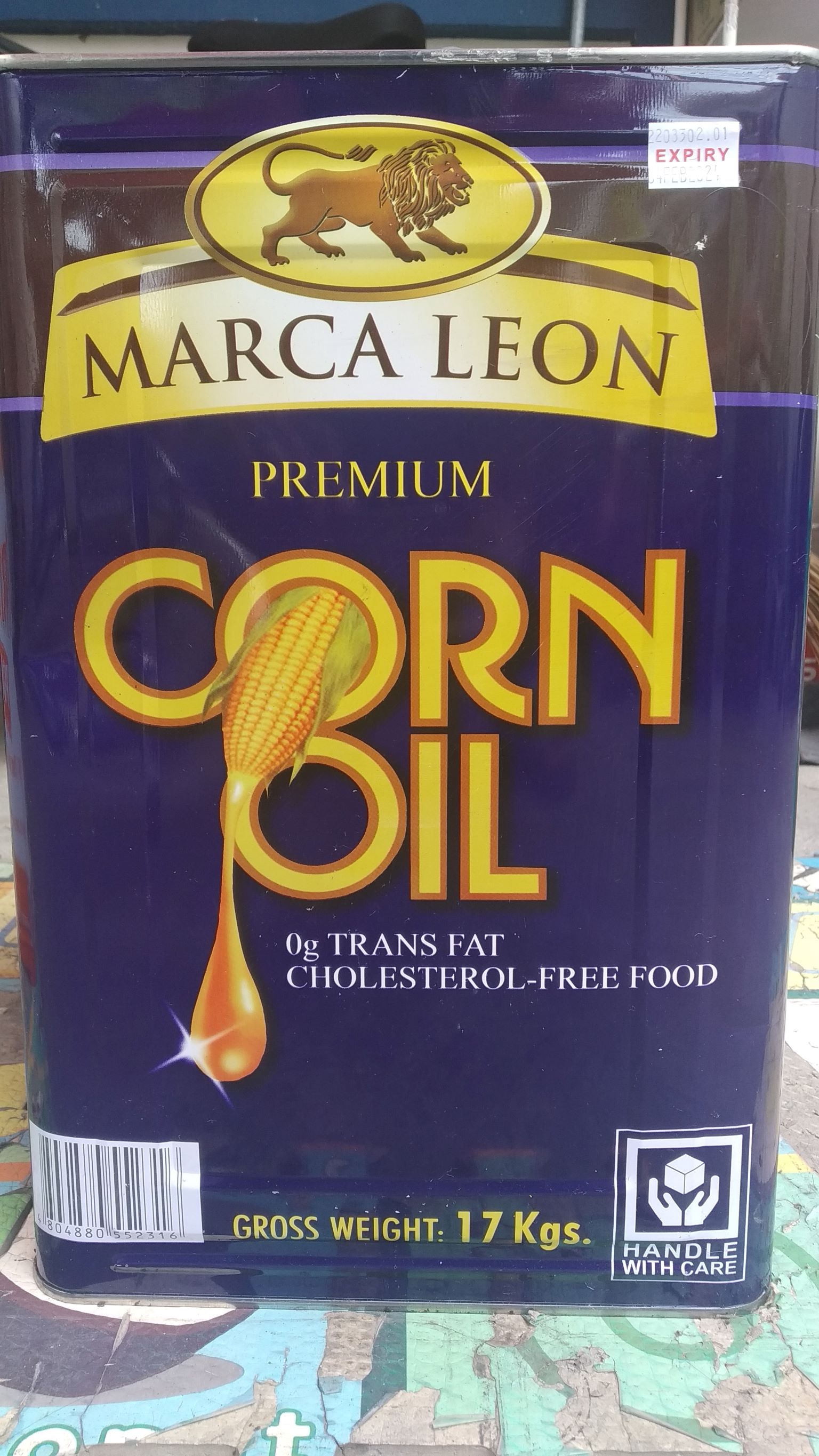 Corn Oil Marca Leon in 17KG Tin Can Lazada PH