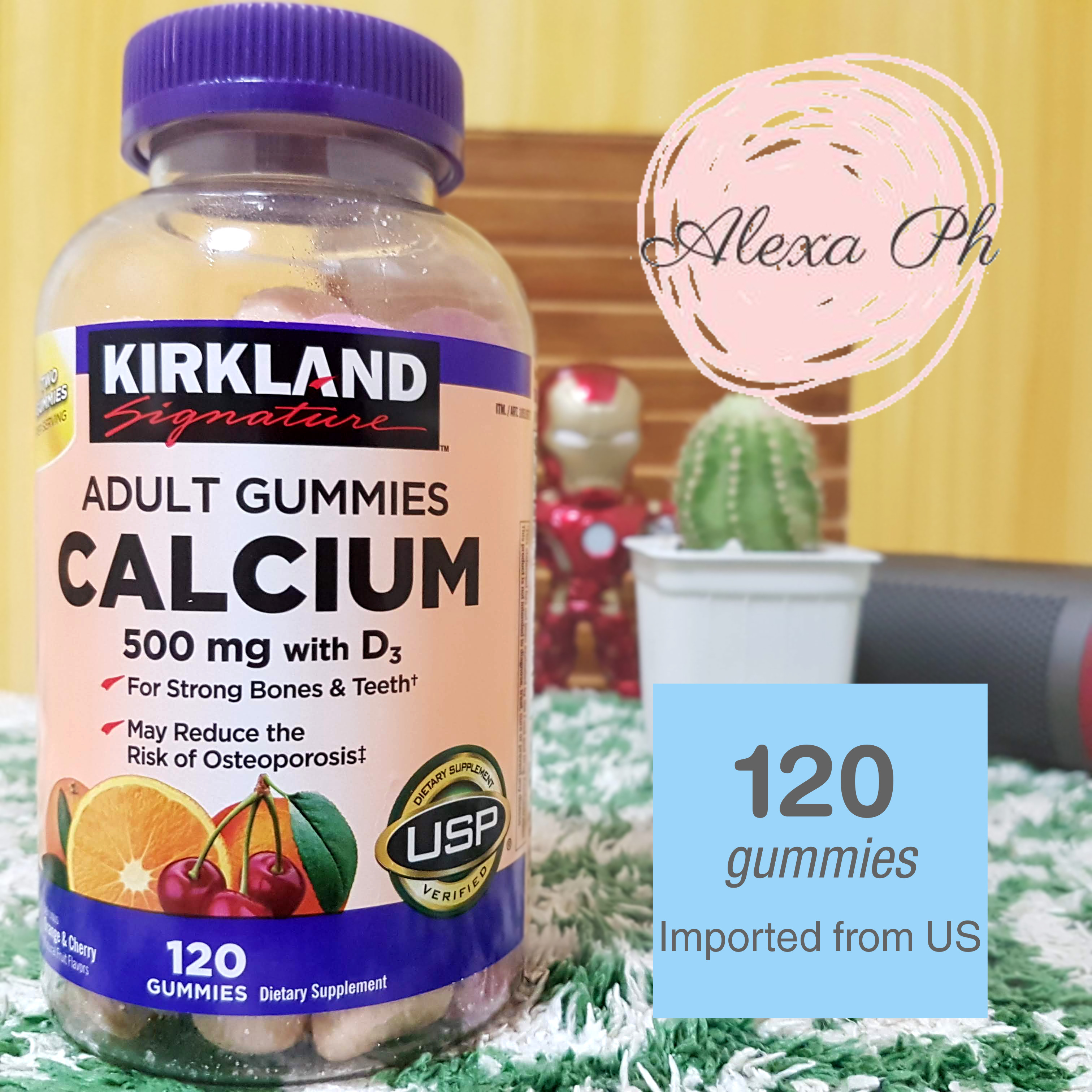 (EXPIRATION DECEMBER 2023) Kirkland Signature Calcium 500 mg with D3
