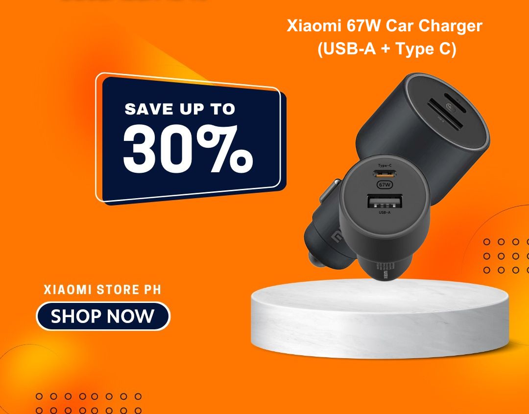 Xiaomi 67w Car Charger Usb A Type C