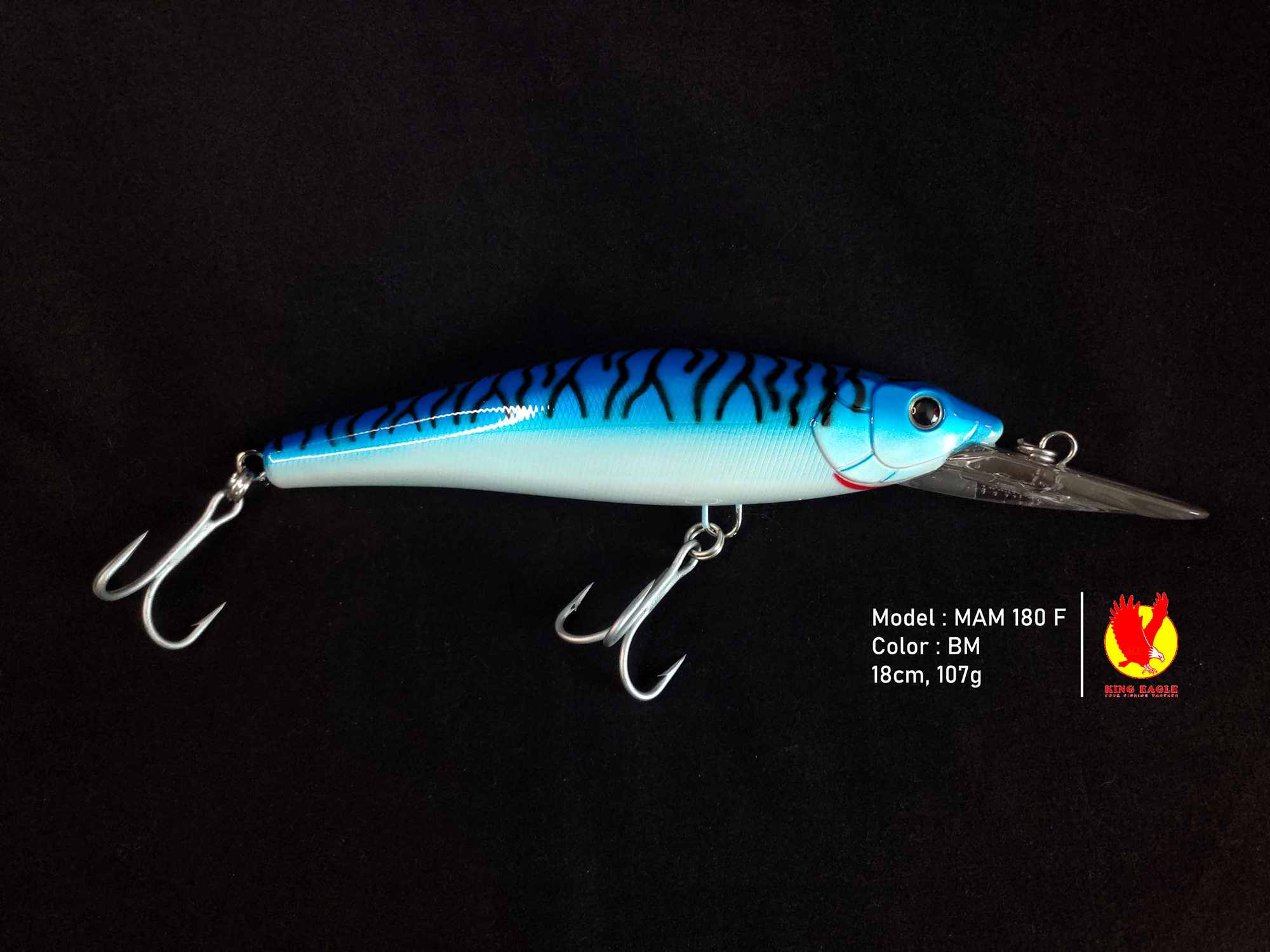 King Eagle 18cm floating Fishing lure minnow rapala 1pc.