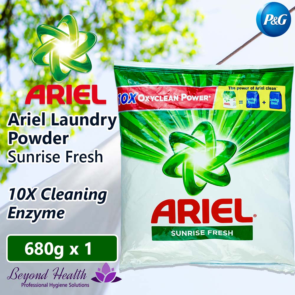 Ariel Laundry Powder with Oxybleach [630g] Sunrise Fresh Scent 10X