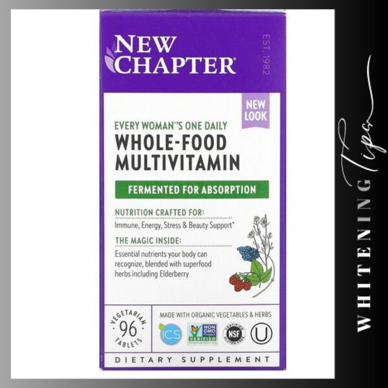 Whitening Tips New Chapter Women's Advanced Multivitamin Women's 40+ 55 ...