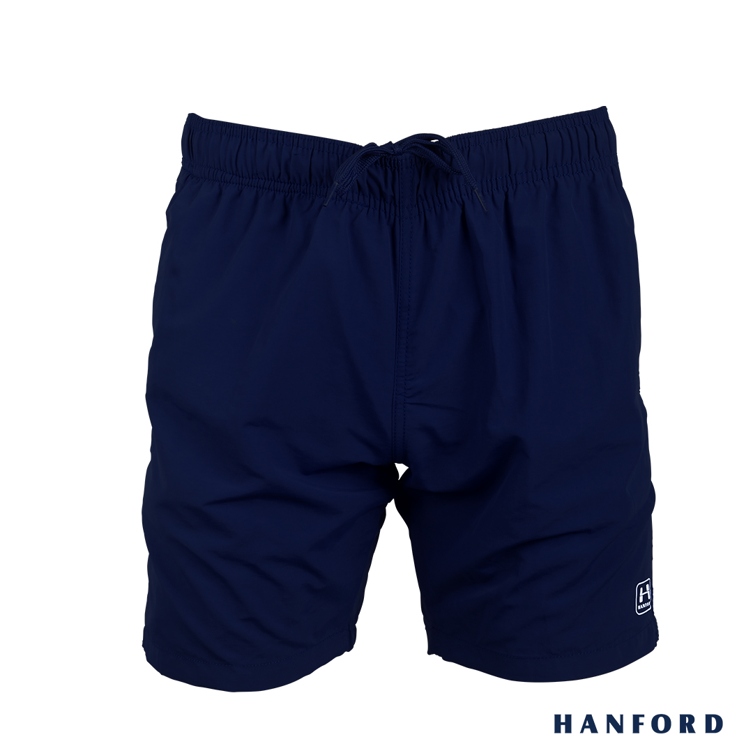 Hanford Men Nylon Shorts w/ Mesh Pouch w/ Drawstring - Jade Blue / Deep  Navy (1PC/SinglePack)