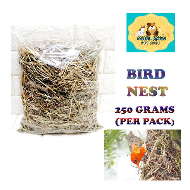 Mhel Ryan Pet Shop Bird Nest HAY 250 grams (per pack) Lazada PH