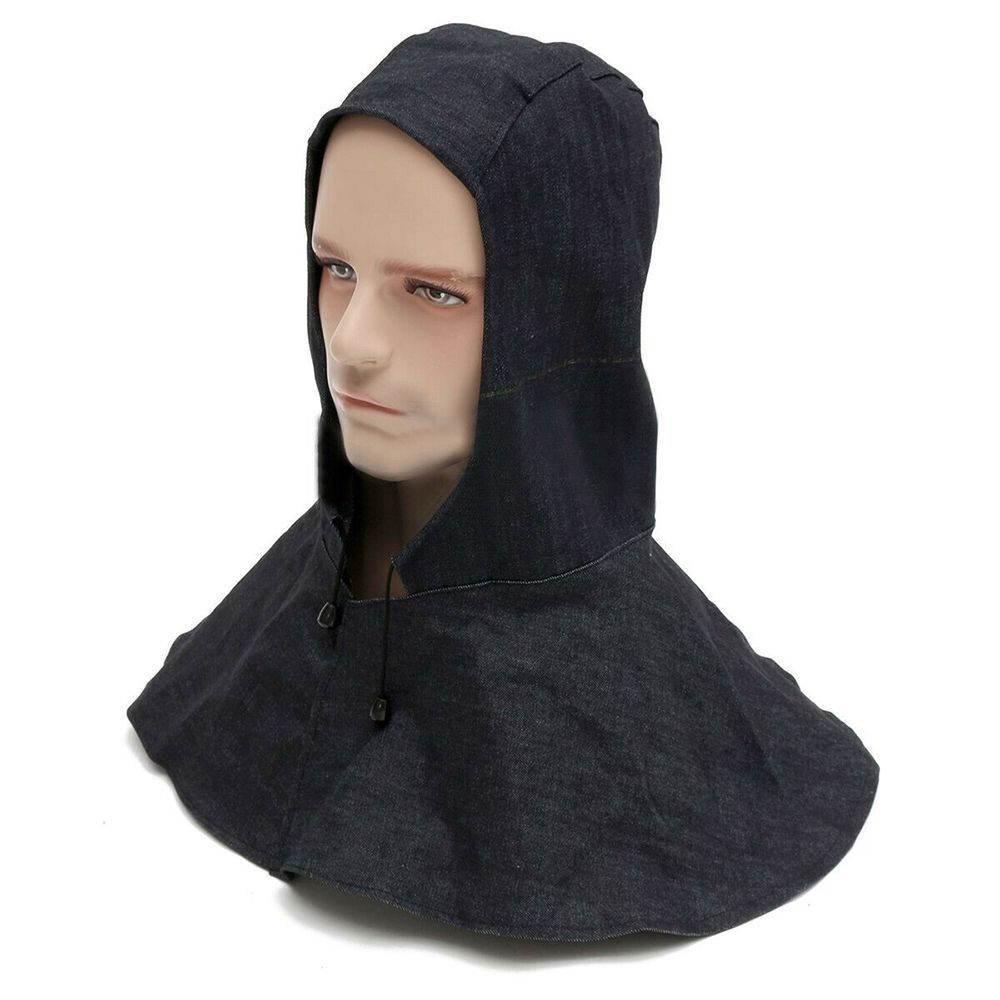 LANFY Blue Welder Head Cover Neck Weld Safety Cover Welding Helmets