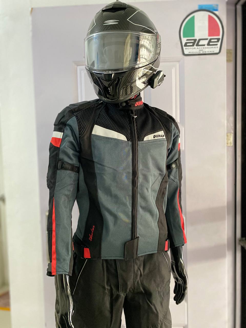 Duhan Padded Riding Jacket BMW Darkgray
