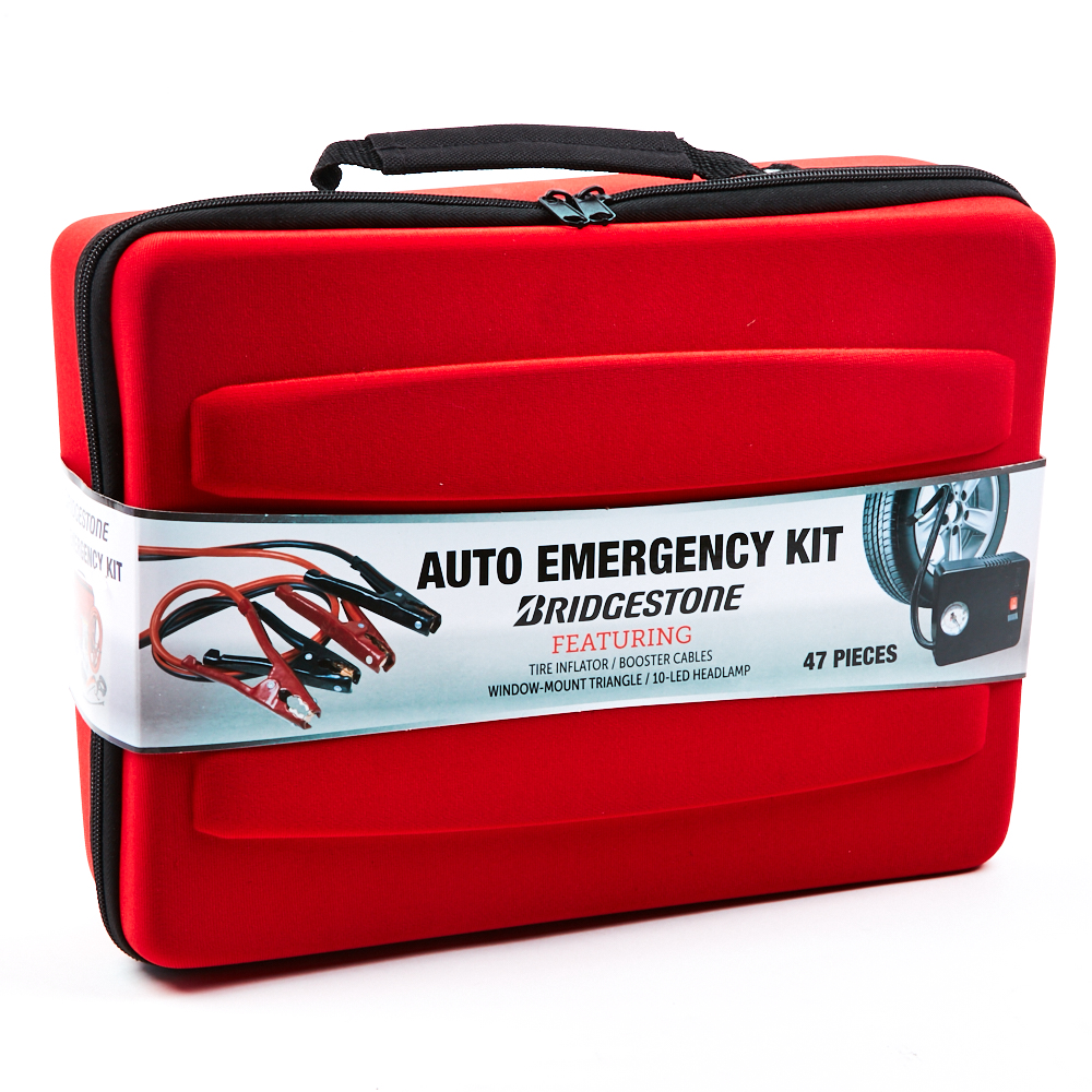 Bridgestone Auto Emergency Roadside Kit MultiPurpose Emergency Pack