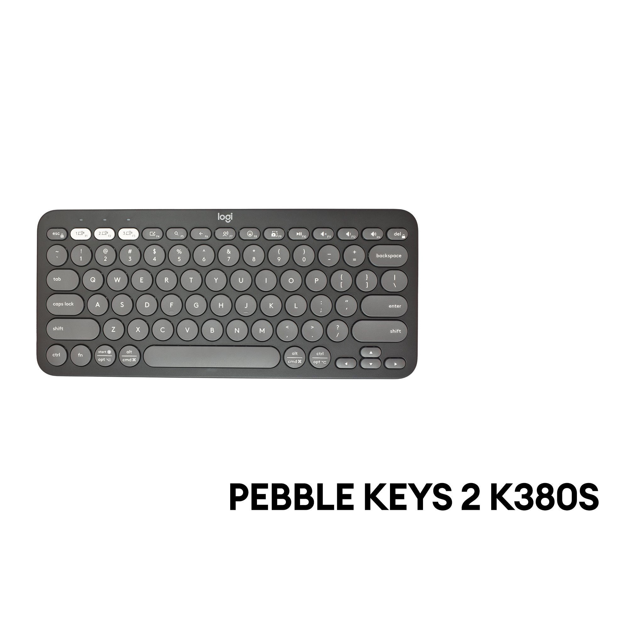 Pebble Keys 2 K380s Bluetooth Keyboard