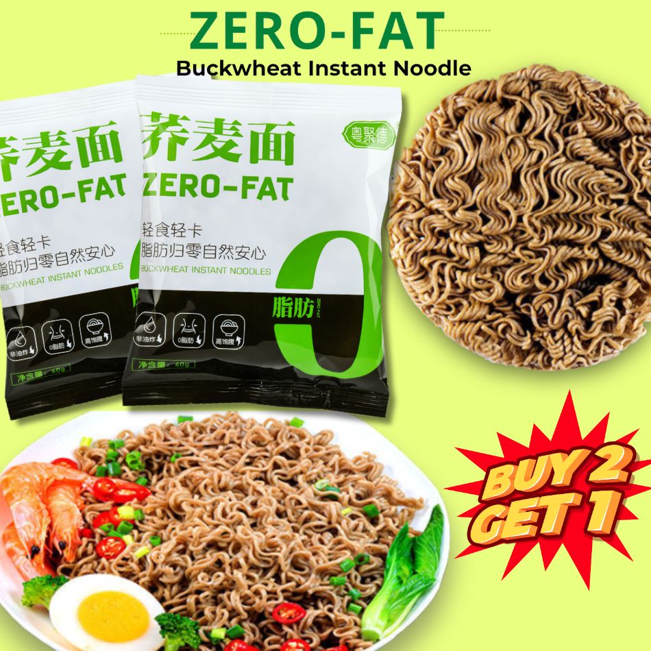 ZAKU Zero Fat Buckwheat Instant Noodles Nonfried No fat Low Carb