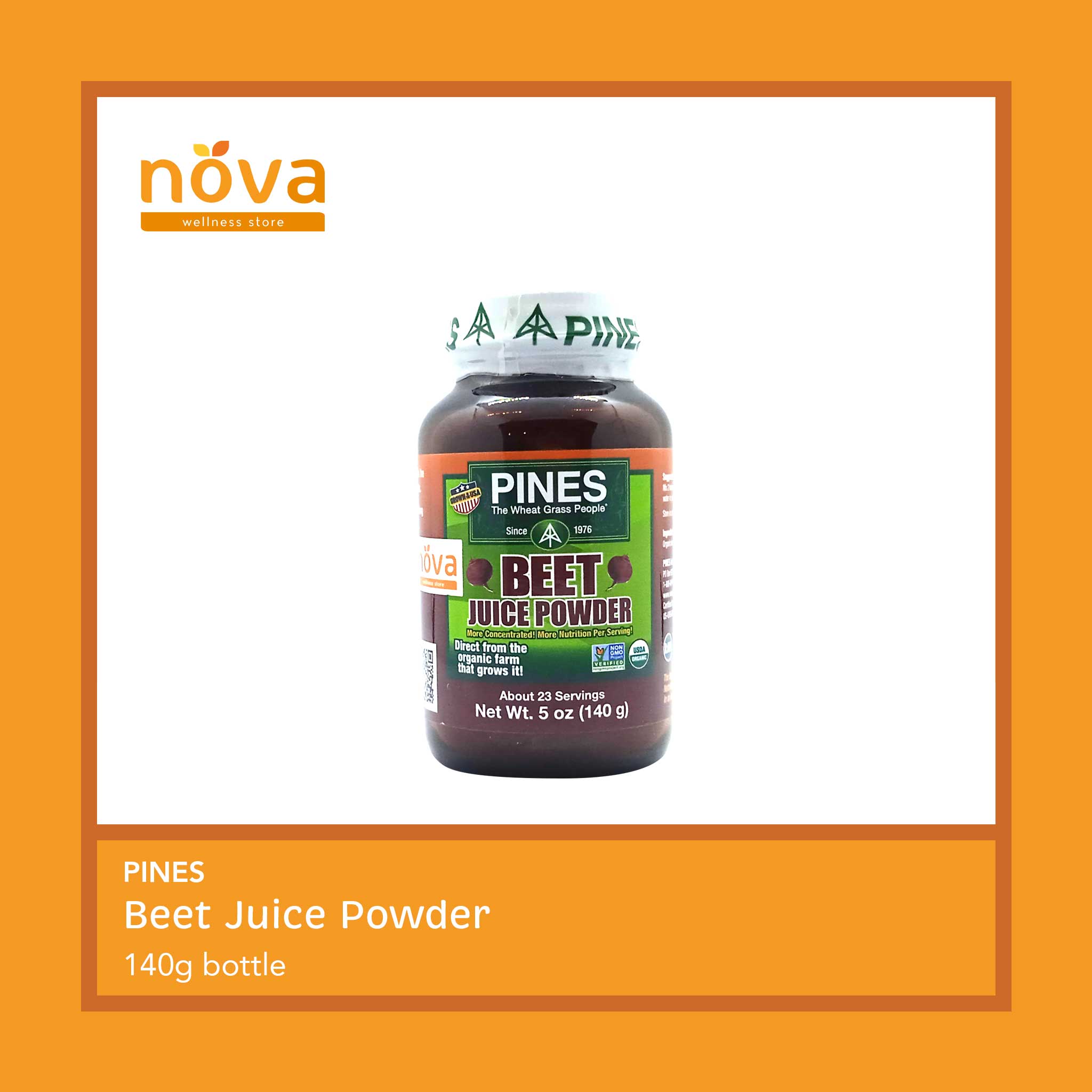 Pines Beet Juice Powder 140g (bottle) Lazada PH