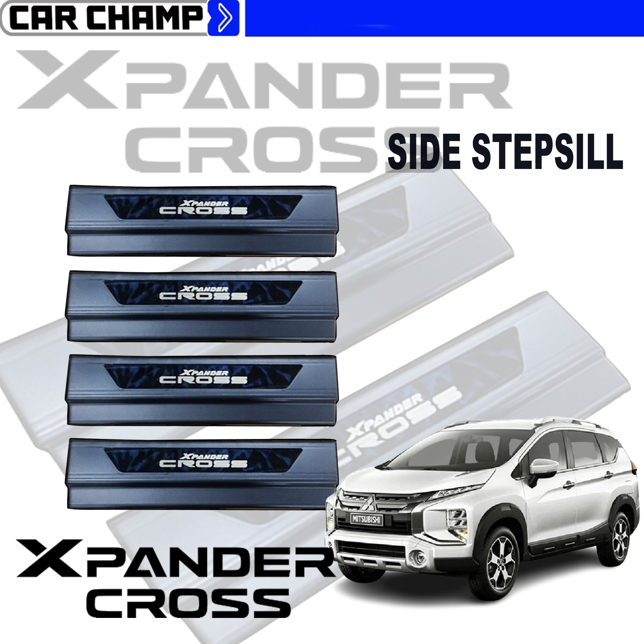 Mitsubishi Xpander / Xpander Cross 2018 to 2024 OEM Side Stepsill IN