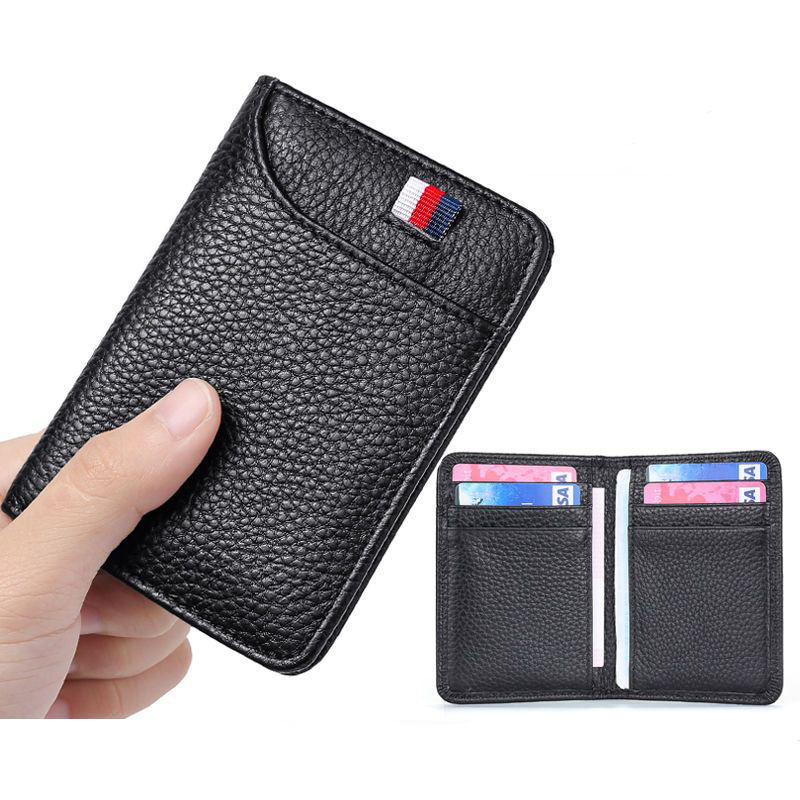 Flip Card Holder Slim Pocket Wallet MultiFunction Card Holder Coin