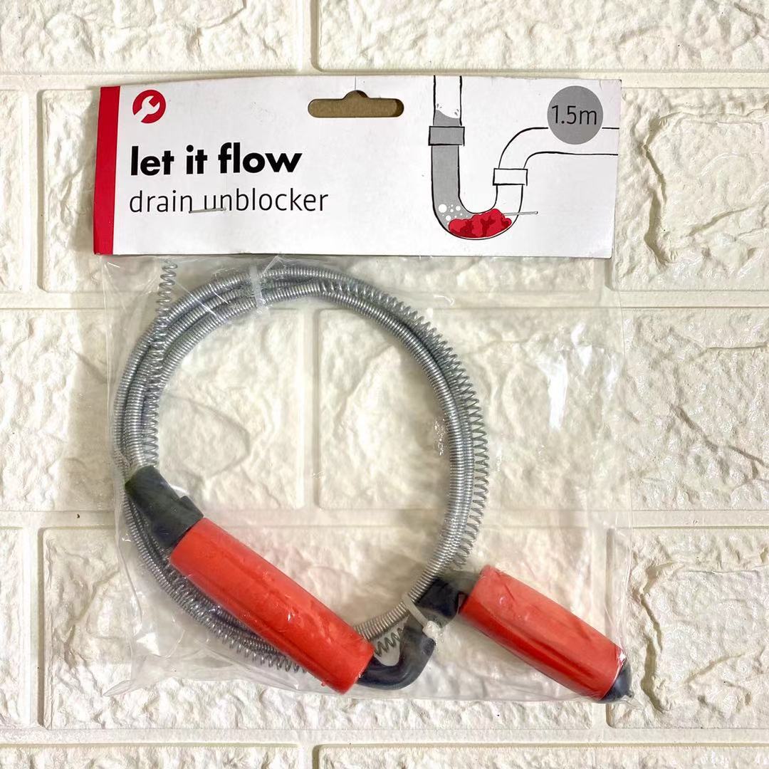 1.5meters Sink & Drainage Unblocker Wire with Curly Spring Head Sink