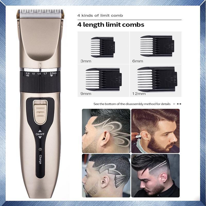 Hair clipper for men Professional Hair Trimmer USB Rechargeable LCD Hair  Clipper for Men Haircut Ceramic Blade Razor Hair Cutter Kid Barber Machine  | Lazada PH
