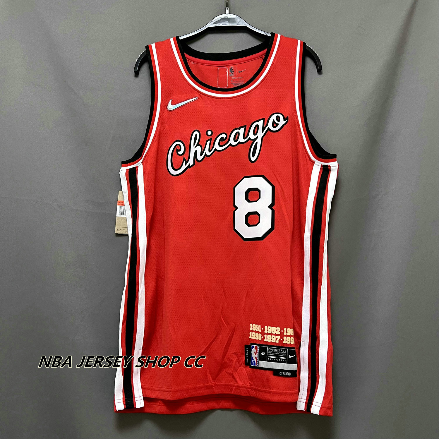 Zach Lavine Chicago Bulls 2021-22 City Edition Jersey with 75th