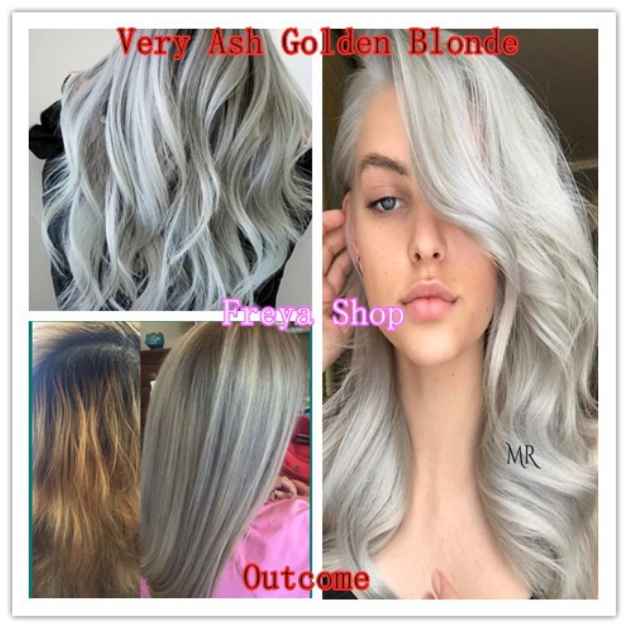 ♈ Very Ash Golden Blonde Hair Color with Oxidant ( 12-88 Bob Keratin ...