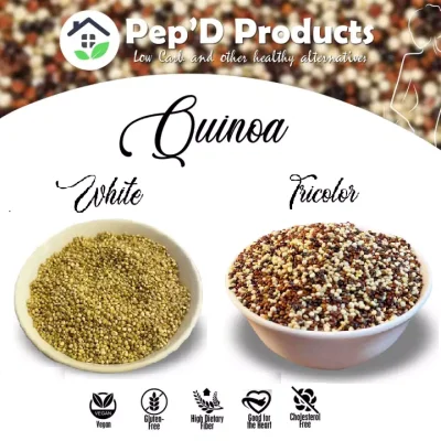 Organic Quinoa (White/Tricolor) 500g/1kg - Healthy Rice Superfood