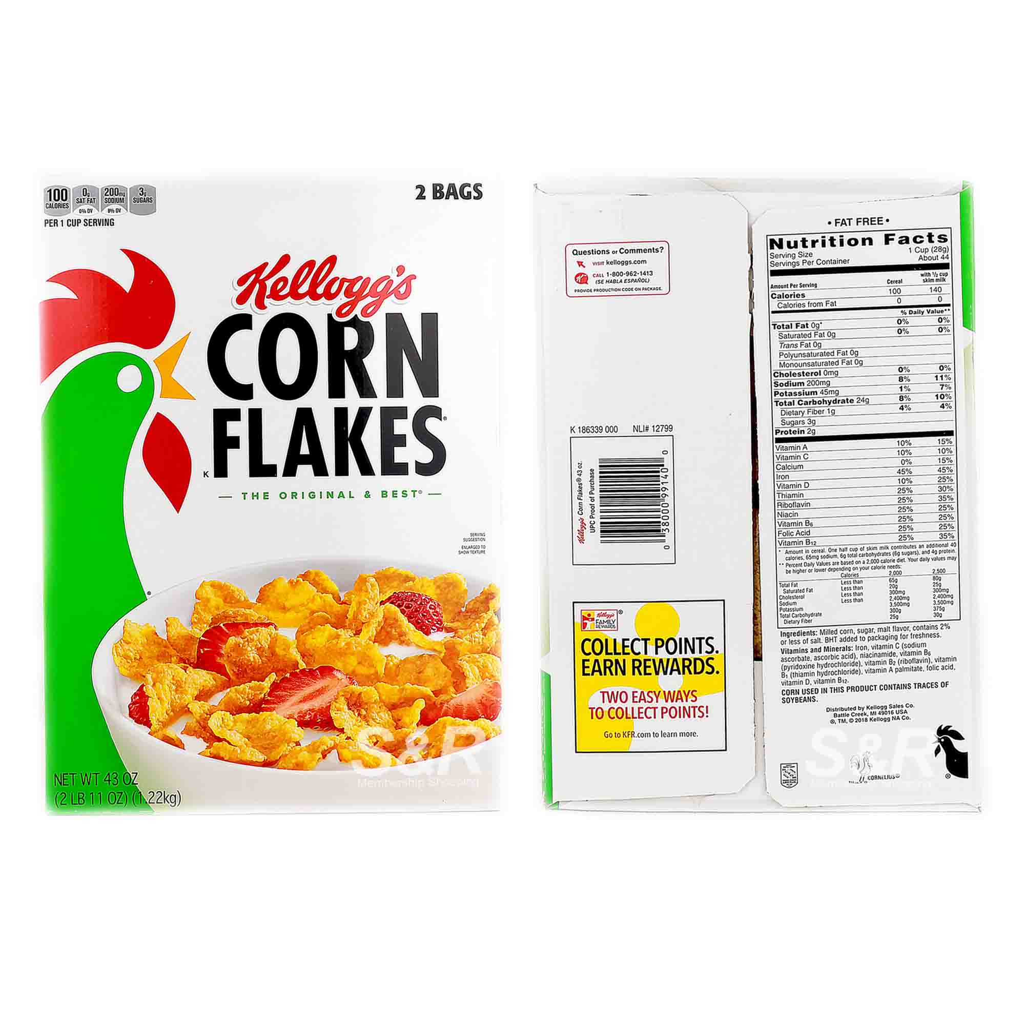 Corn Flakes Nutrition Facts Label Besto Blog