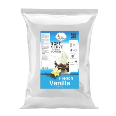 TopCreamery French Vanilla Topmix Soft Serve Powder (1kg)