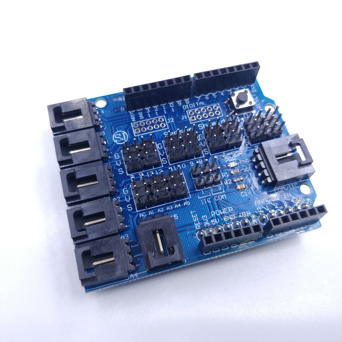 Analog Shielded Proximity Sensors MEGA Duemilanove Sensor Shield V5 ...