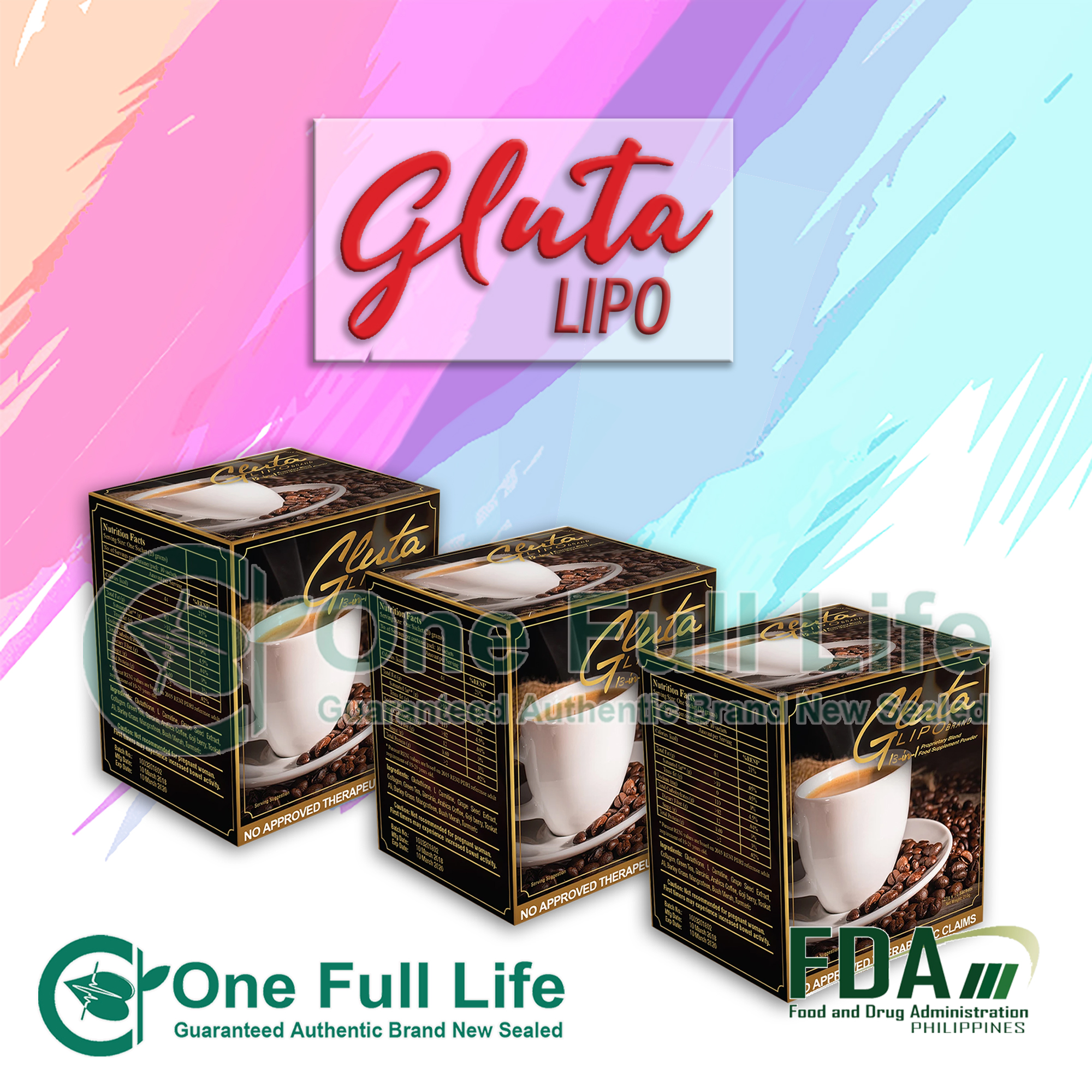 Glutalipo 2 box - 茶