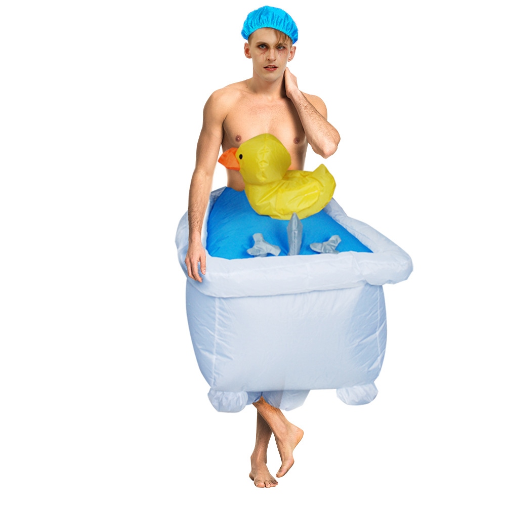 Halloween Valentine's Day Adult Bathtub Inflatable Costume Funny Fun ...