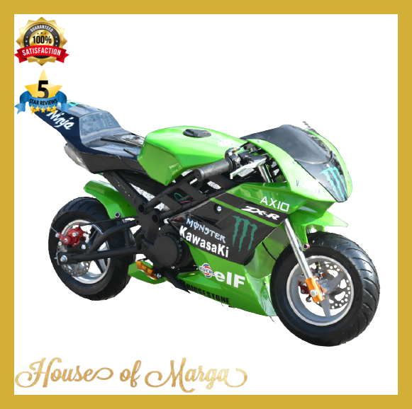 Pocket Bike Kawasaki Children's Motorbikes 50cc Pocket Bike