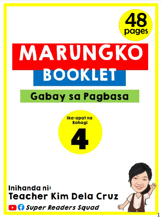 Marungko Booklet‼️ (Gabay sa Pagbasa) Book 1-5 (200 pages print and ...