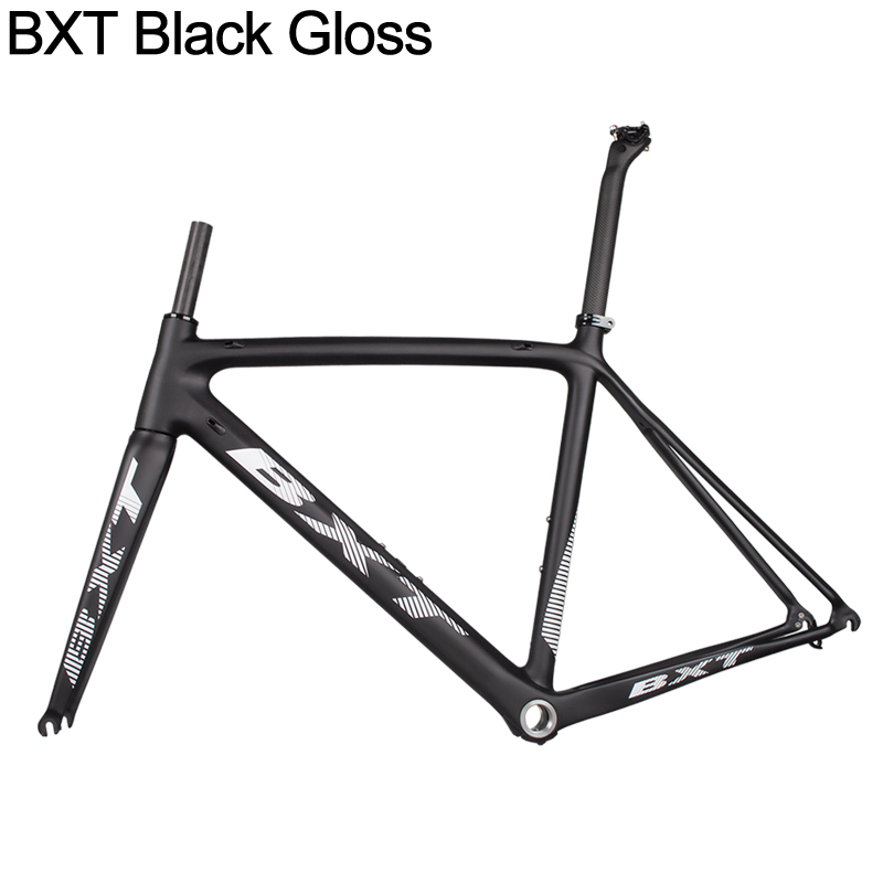 BXT Carbon Frame BSA Full Carbon Road Bike Frames 700C Racing Frameset ...