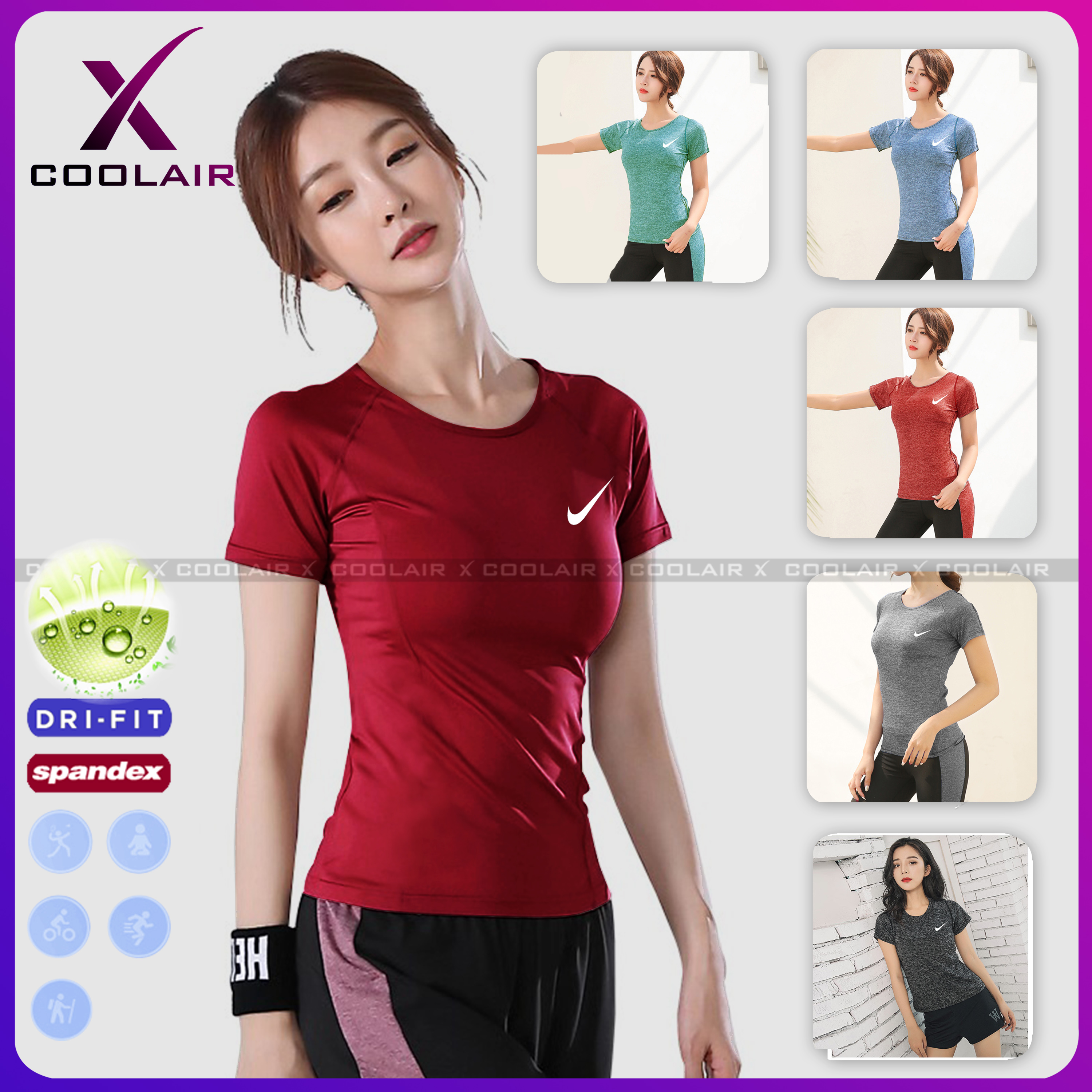 womens sports tops clothing