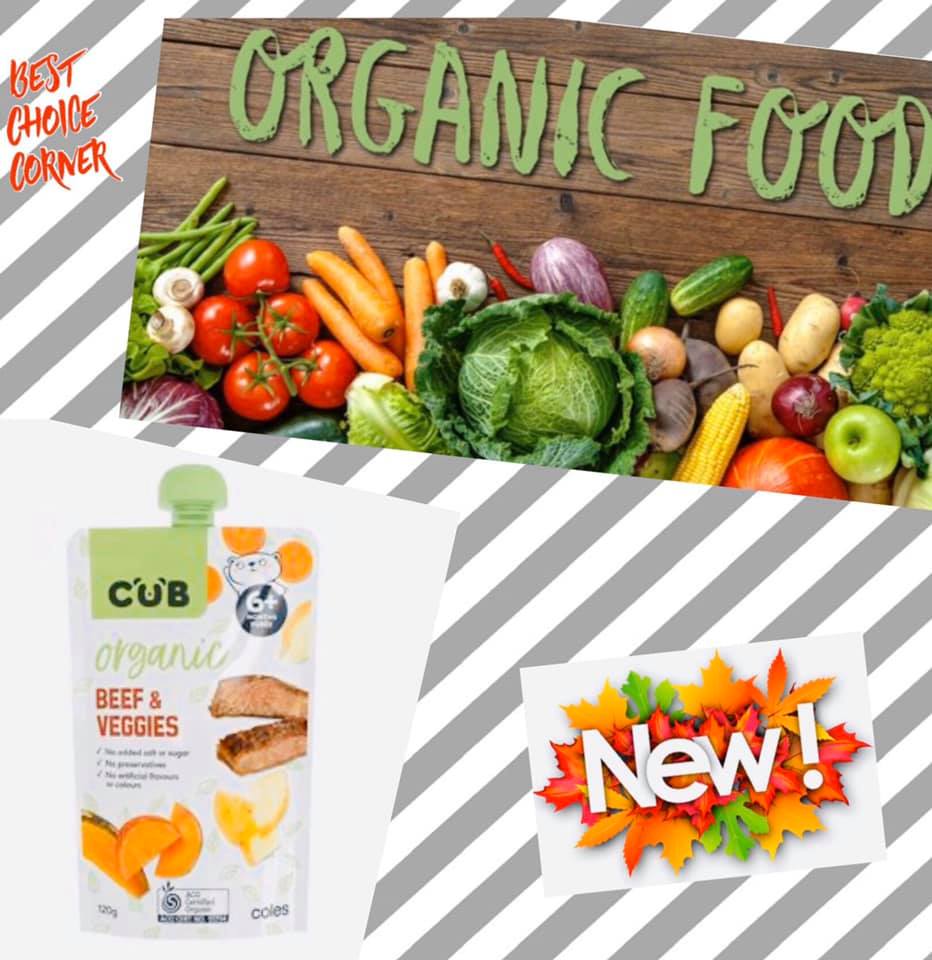 cub organic baby food