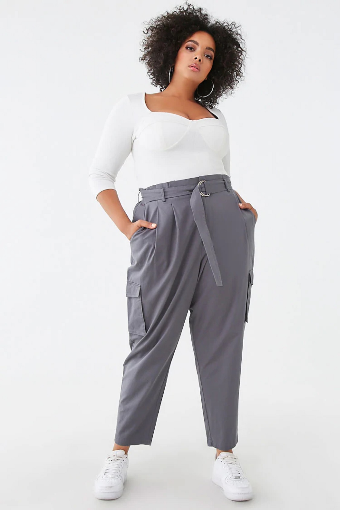 women's plus size cargo pants