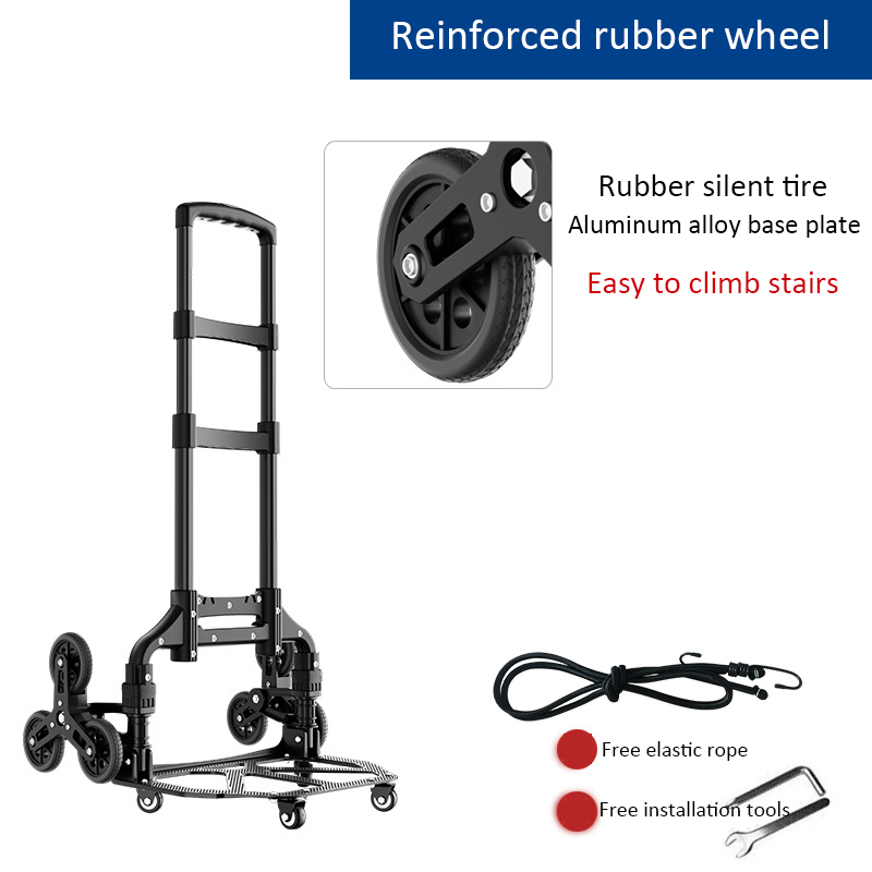【Local delivery】150kg Foldable Trolley Stair Climbing Cart HEAVY DUTY