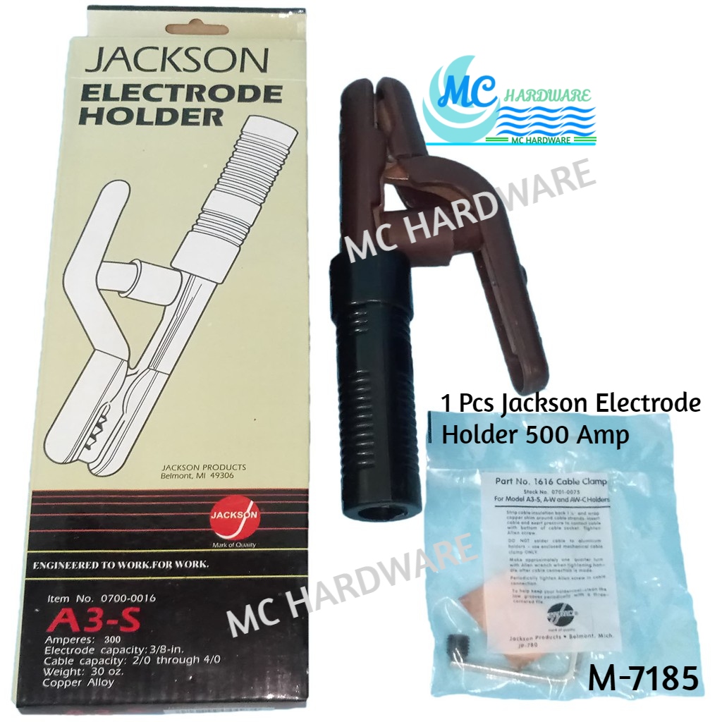 MC HARDWARE M7185 1 Pcs Jackson Electrode Holder 500 Amp Lazada PH