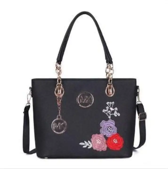 embroidered sling bags