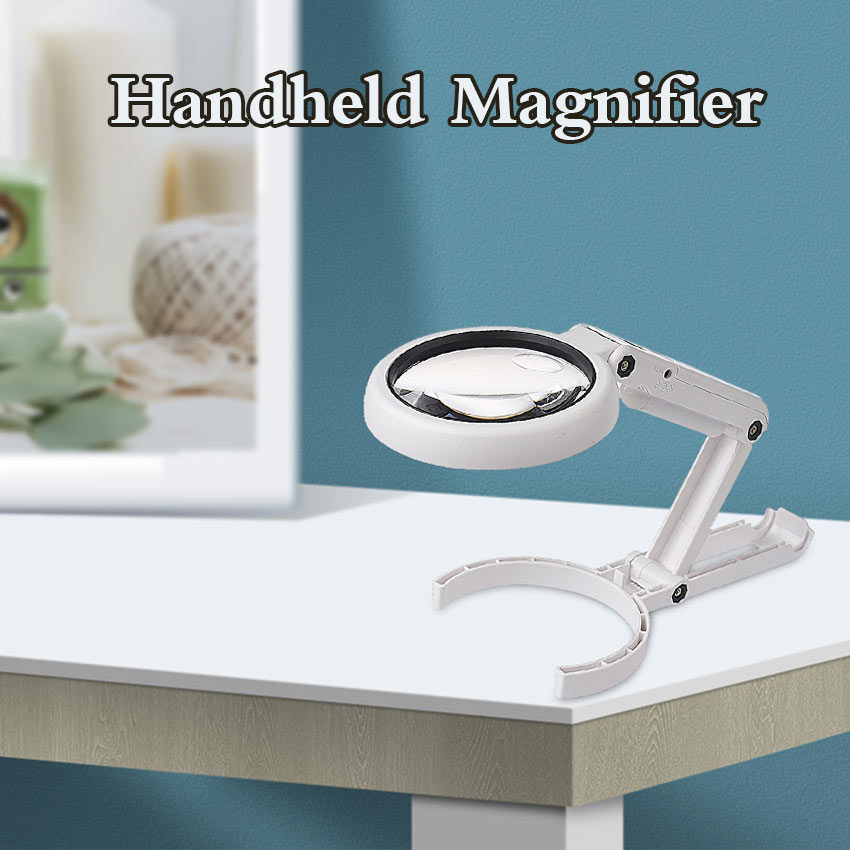 11X Foldable Magnifying glass with light for Reading Jewelry