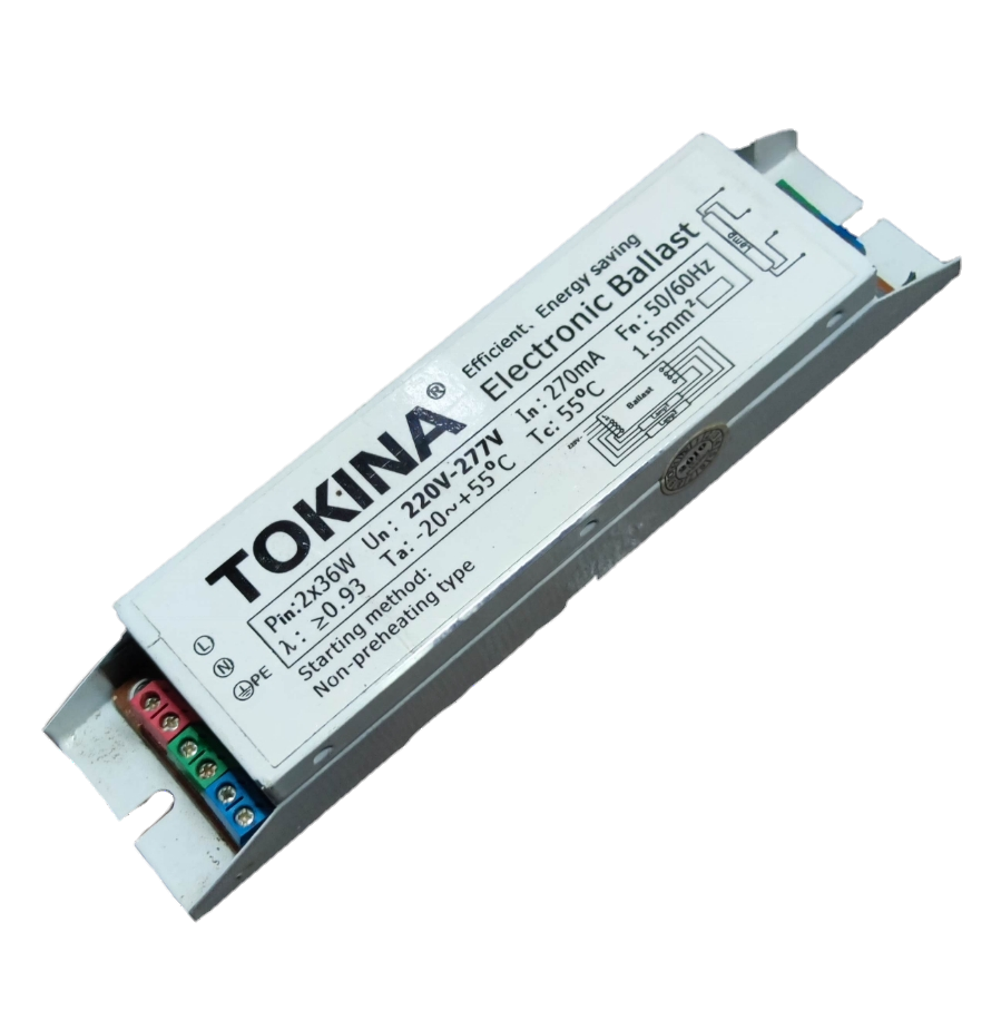 2x36W Electronic Ballast 220V ( Tokina), 2x40W Electronic Ballast 220V