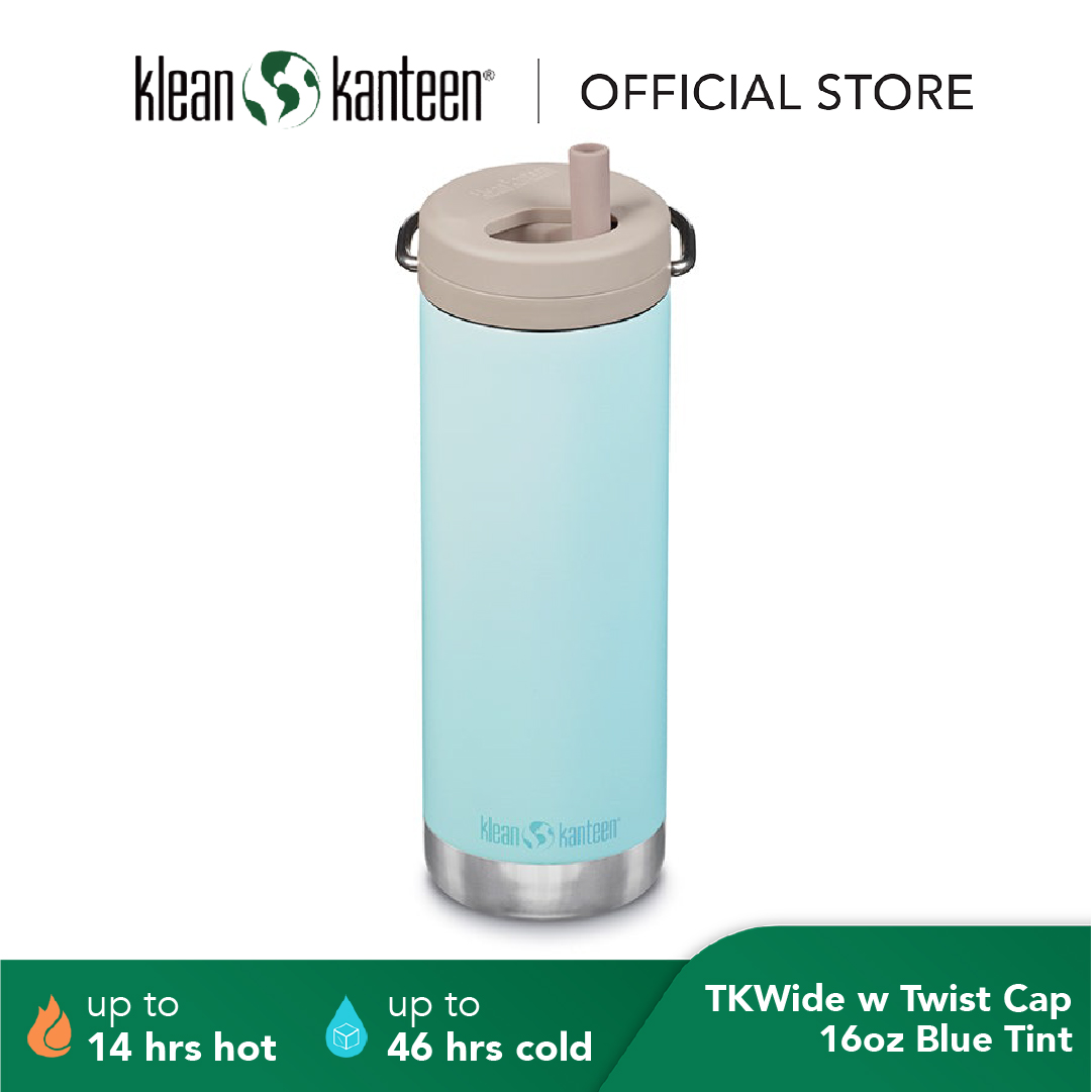Klean Kanteen Blue Tint TKWide Twist Cap - 16 oz
