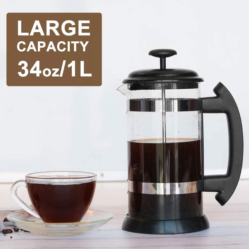 French Press Coffee Maker 34 Oz, Coffee Presses Tea Makers with