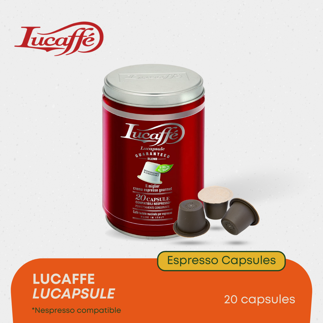Lucaffe Lucapsule 250g Nespresso Capsules (Tin) October 18, 2023